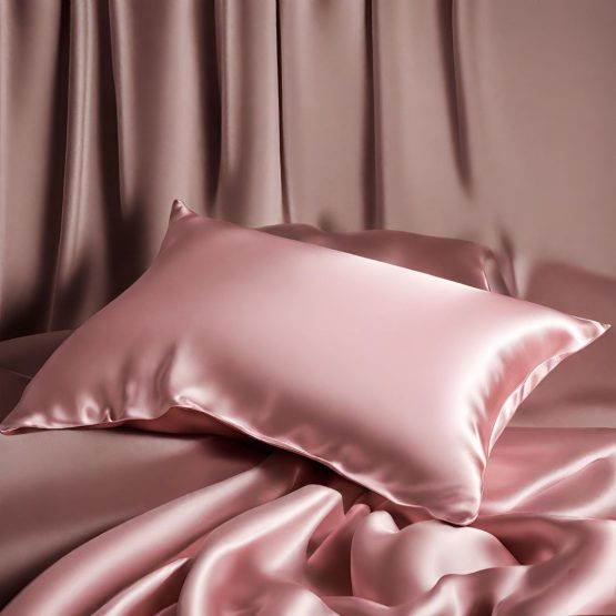 Boudoir Blush: Signature Hammered Silk Eye Pillow – T.Berry